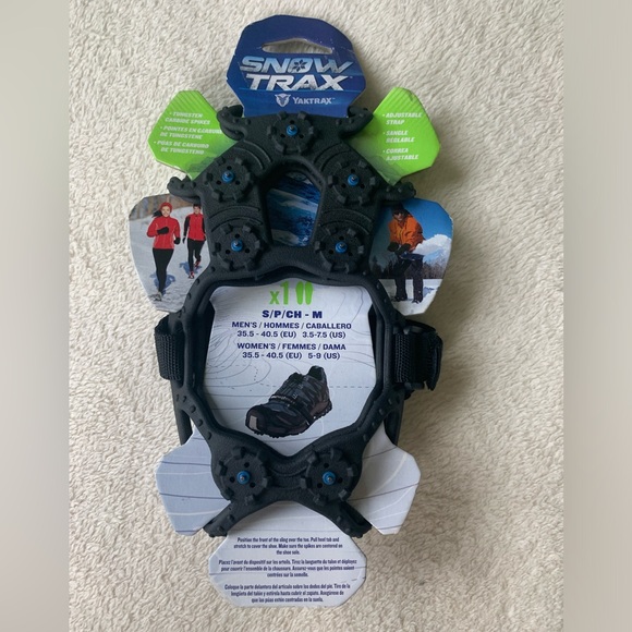 YakTrax Snow Trax Adult S/M Traction Gear Boots Shoes for Snow Ice Womens 5-9 - Picture 1 of 7